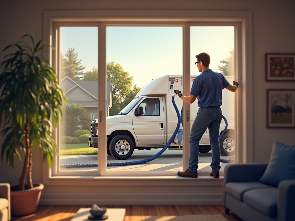 Step 2: Delivery, Residential Air Duct Cleaning